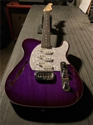 G&L USA ASTZ Z3 Semi-Hollow Purple Burst 6-String Electric Guitar 2022